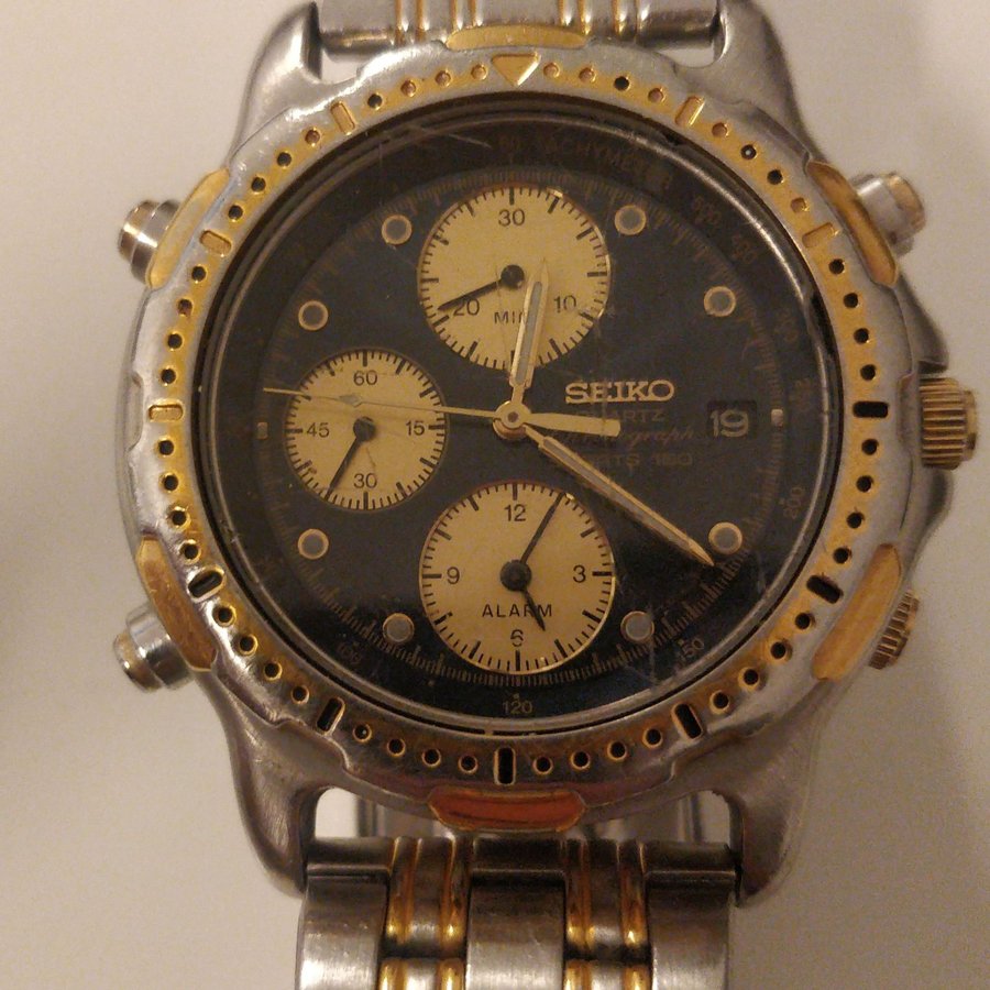 Seiko Alarm Chronograph Klocka