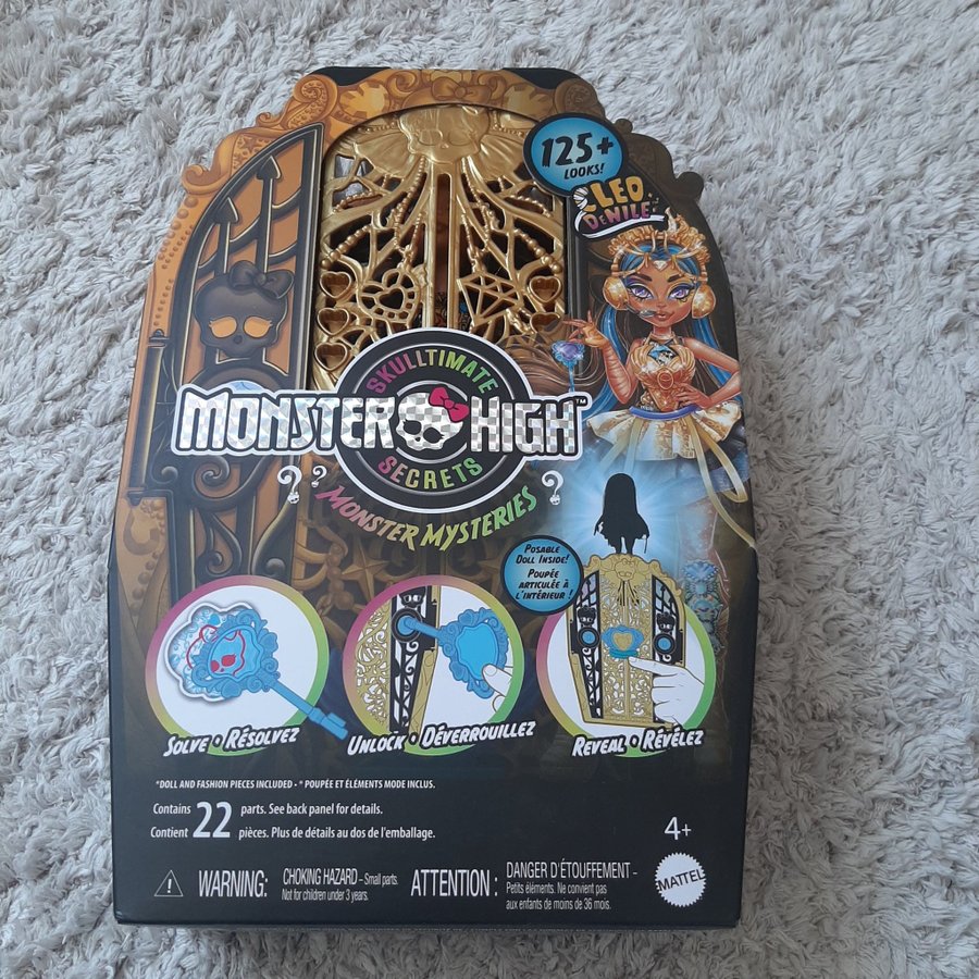 Monster High Skulltimate Secrets Cleo de Nile Helt Ny!