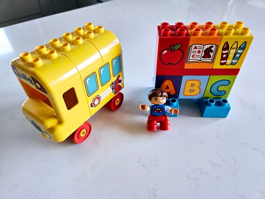 Lego Duplo 10903 Min första buss, skolbuss, alfabet Julklapp