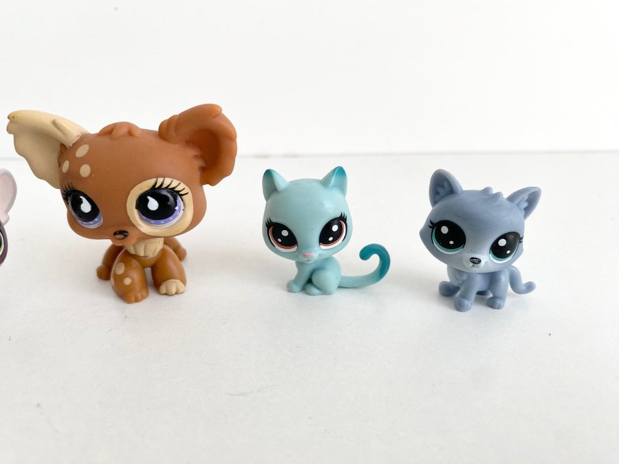 5 st Littlest Pet Shop figurer