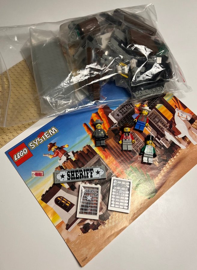 Komplett Lego Western 6755 Sheriff's Lock-Up (1996) vintage retro