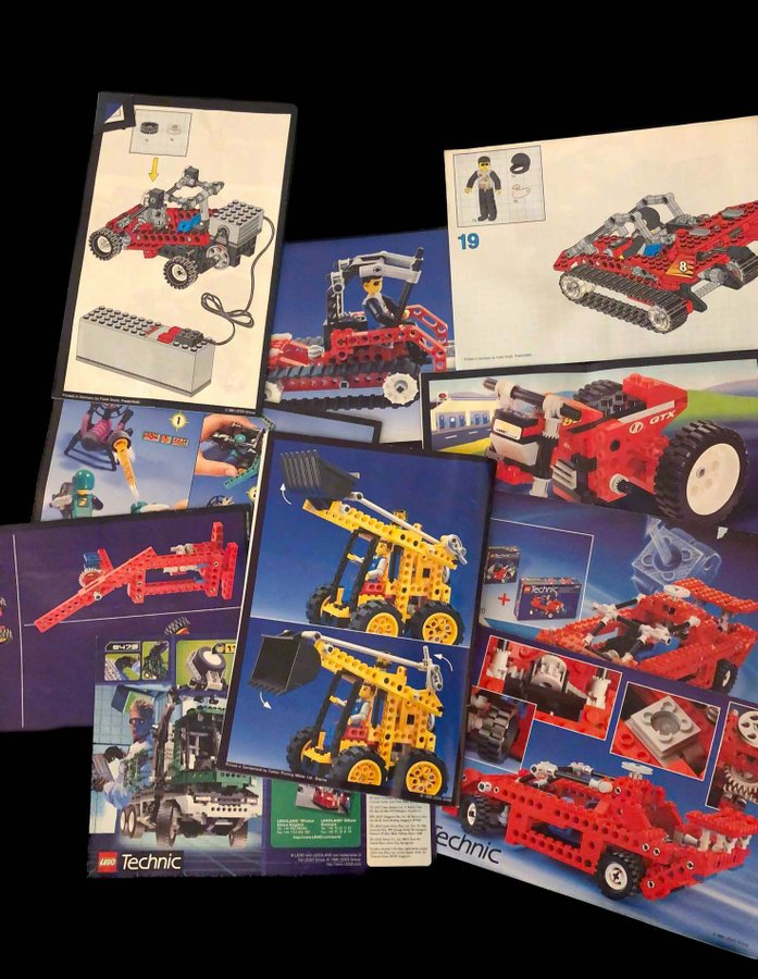 LEGO Technic - Bitar och manualer från 90-talet