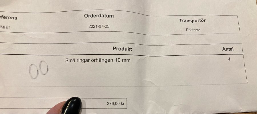 Små örhängen 10 mm