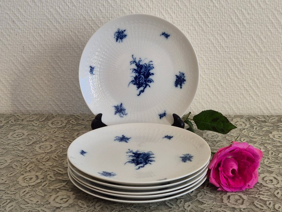 6 st. Rosenthal Assietter Blue Romance - Romanze - design Björn Wiinblad