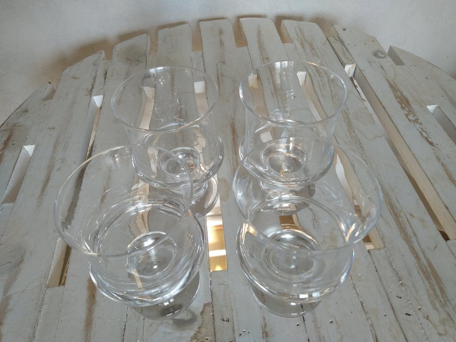 4 vintage dricksglas vinglas "Tavastia" TAPIO WIRKKALA Iittala