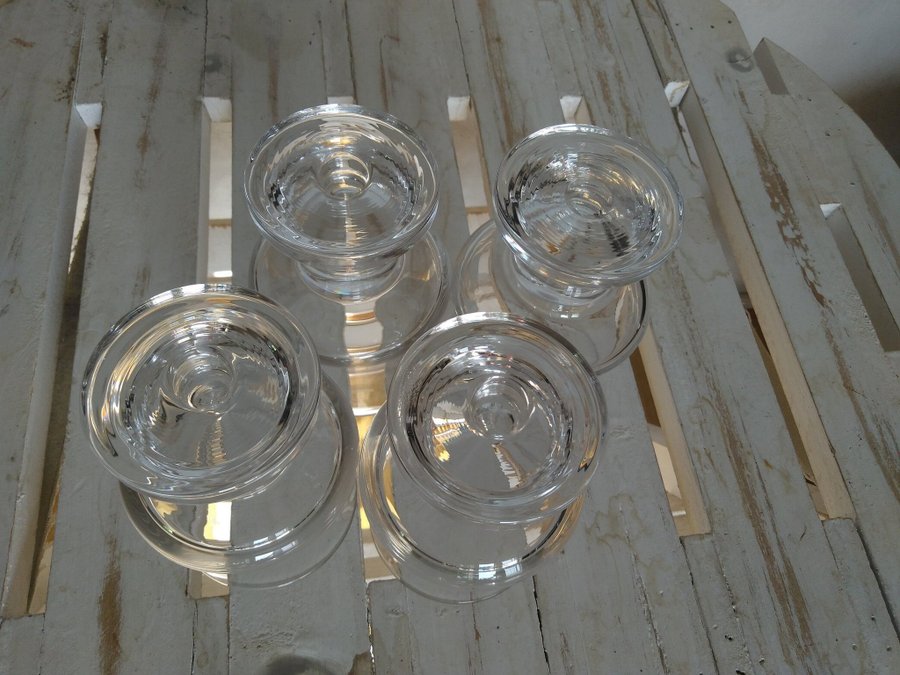 4 vintage dricksglas vinglas "Tavastia" TAPIO WIRKKALA Iittala