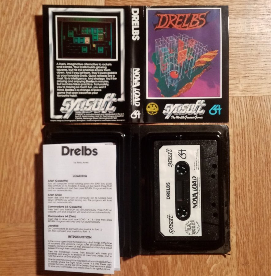 Drelbs (US Gold - Synsoft) ->TESTAD<- Commodore 64 / C64 Spel