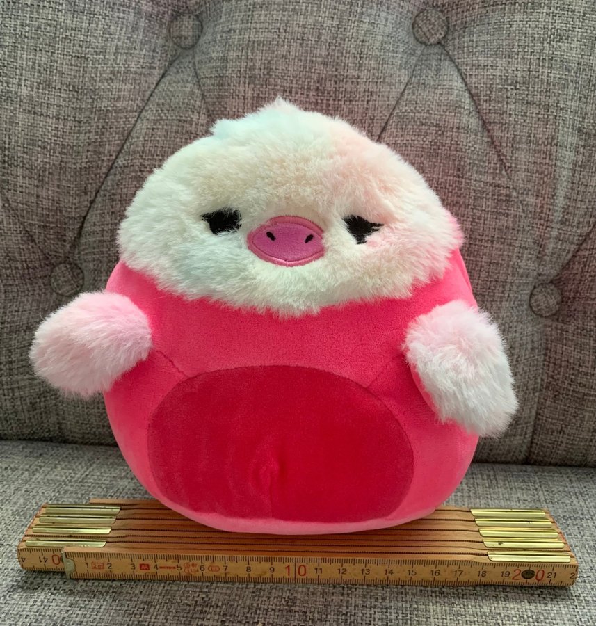 Squishmallows squishmallow fågel struts flamingo kellytoys rosa pastell rainbow