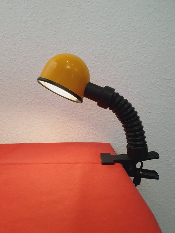 Retro Vintage Klämlampa Vägglampa Bordslampa Sänglampa Böjbar lampa