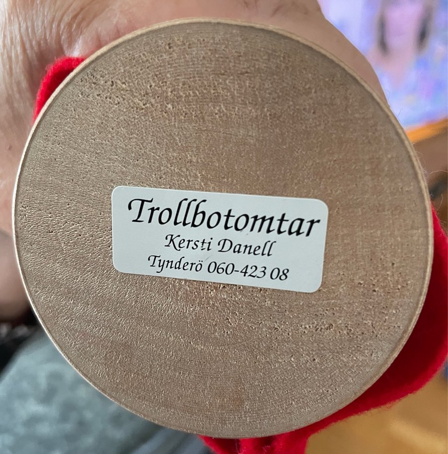 Trollbotomte, tomte, design Kersti Danell, jul, julsaker