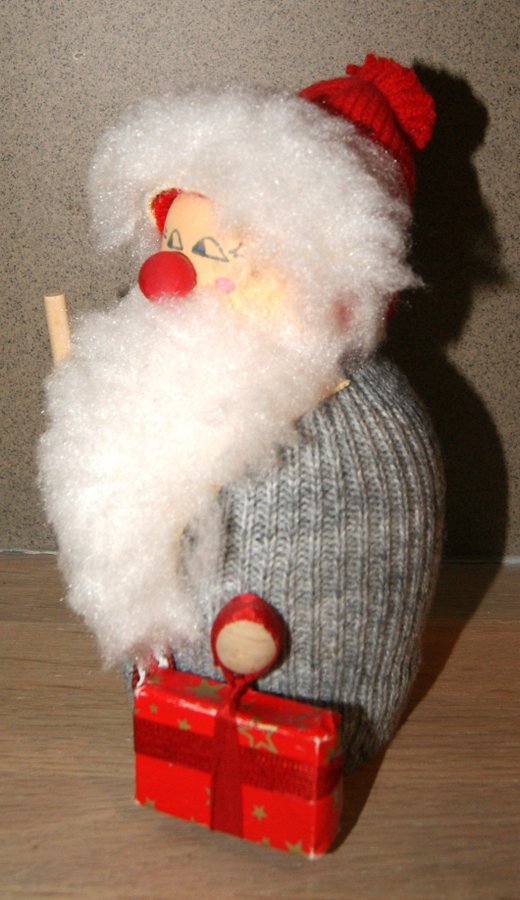 RETRO prydnads tomte höjd 20cm / I FINT SKICK!!!