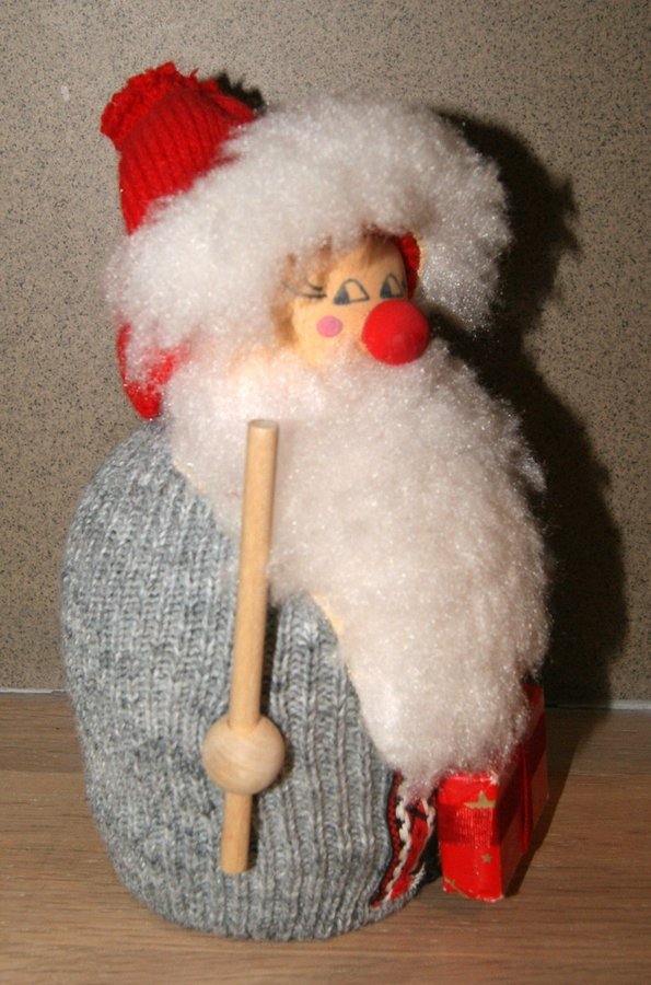 RETRO prydnads tomte höjd 20cm / I FINT SKICK!!!