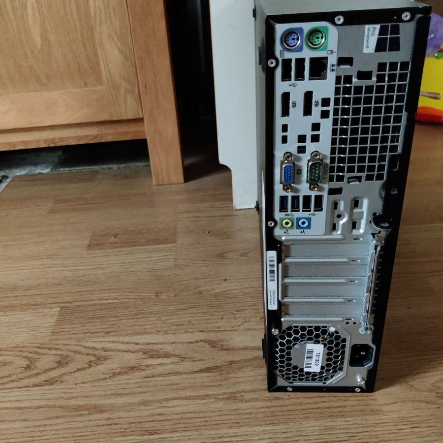 Surfdator HP 600 G1 SFF, med win 10 , 16GB ram, 500GB