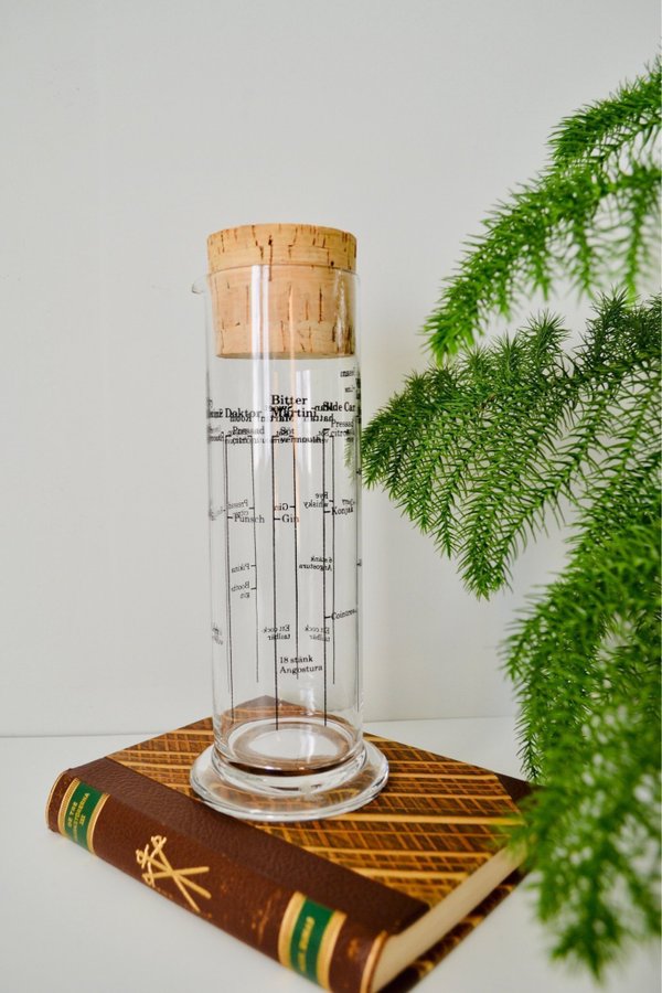 RETRO COCKTAIL SHAKER/ DRINKMIXER - GUNNAR ANDER LINDSHAMMAR glasbruk