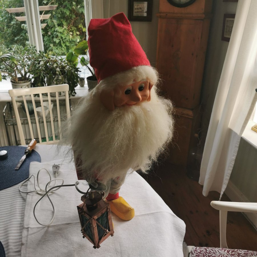 Jultomte med lykta