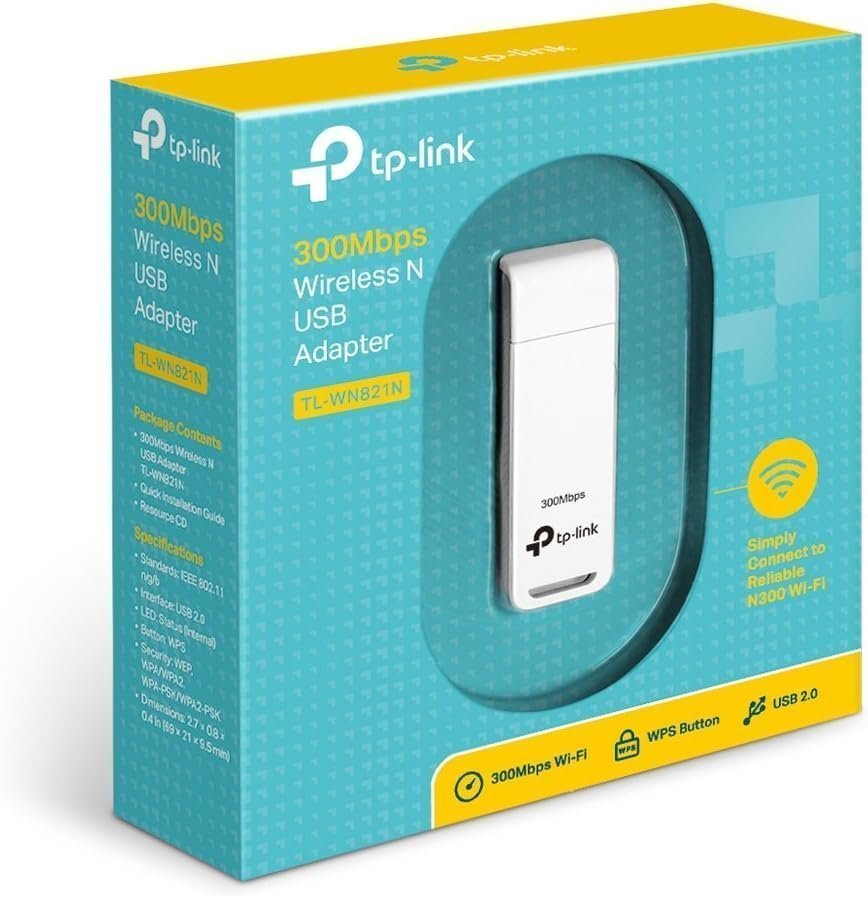 TP-LINK 300 Mbps trådlös N USB-adapter