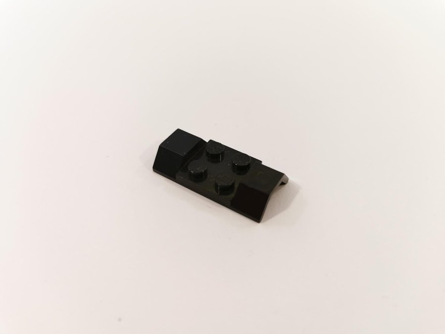 Lego - del till fordon - hjulhus - äldre - 2x4 - part 3787 - svart