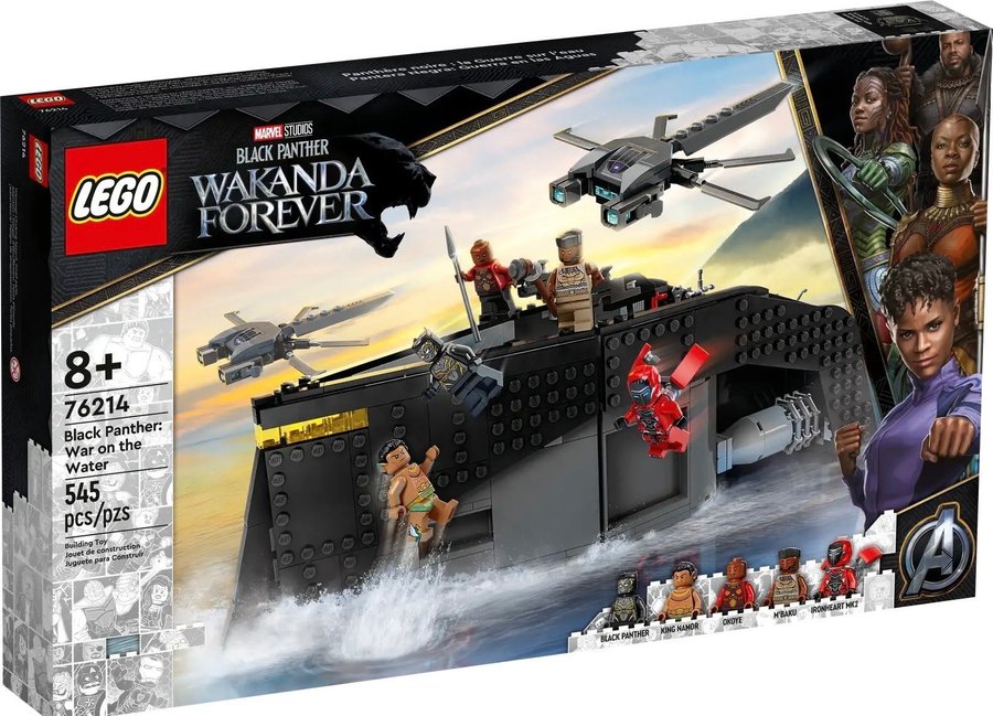 NY!! LEGO Marvel Black Panther: War on the Water 76214