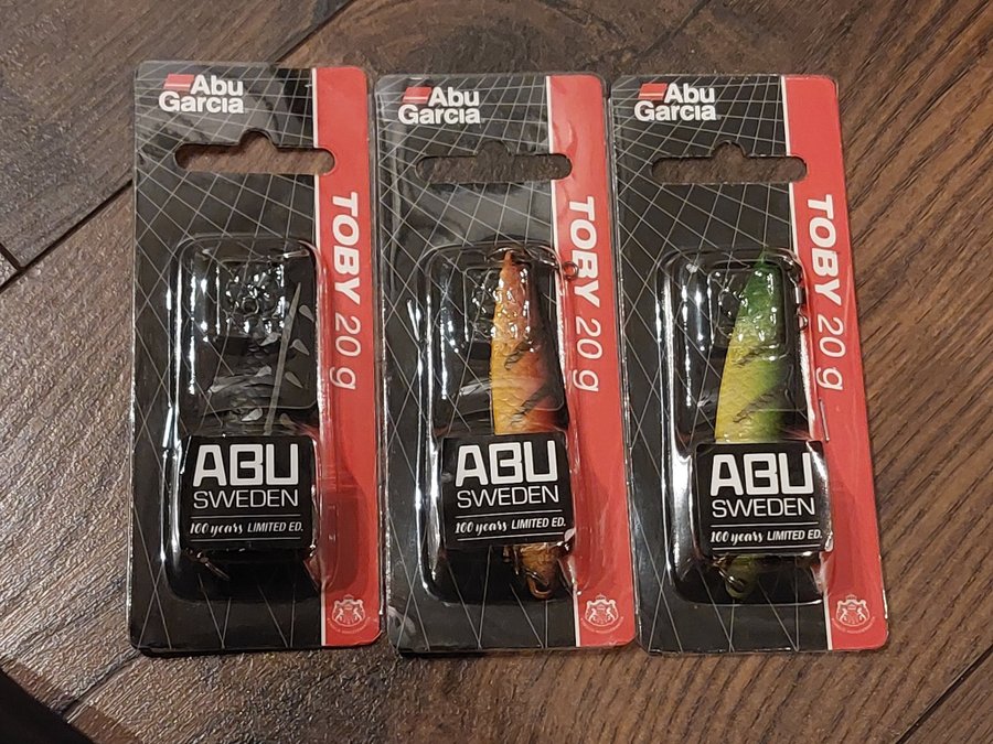 Abu Garcia Toby 100 Yers x3