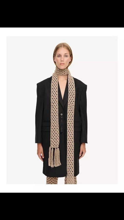 MALENE BIRGER WAMONE VIRKAD HALSDUK SCARF ULL