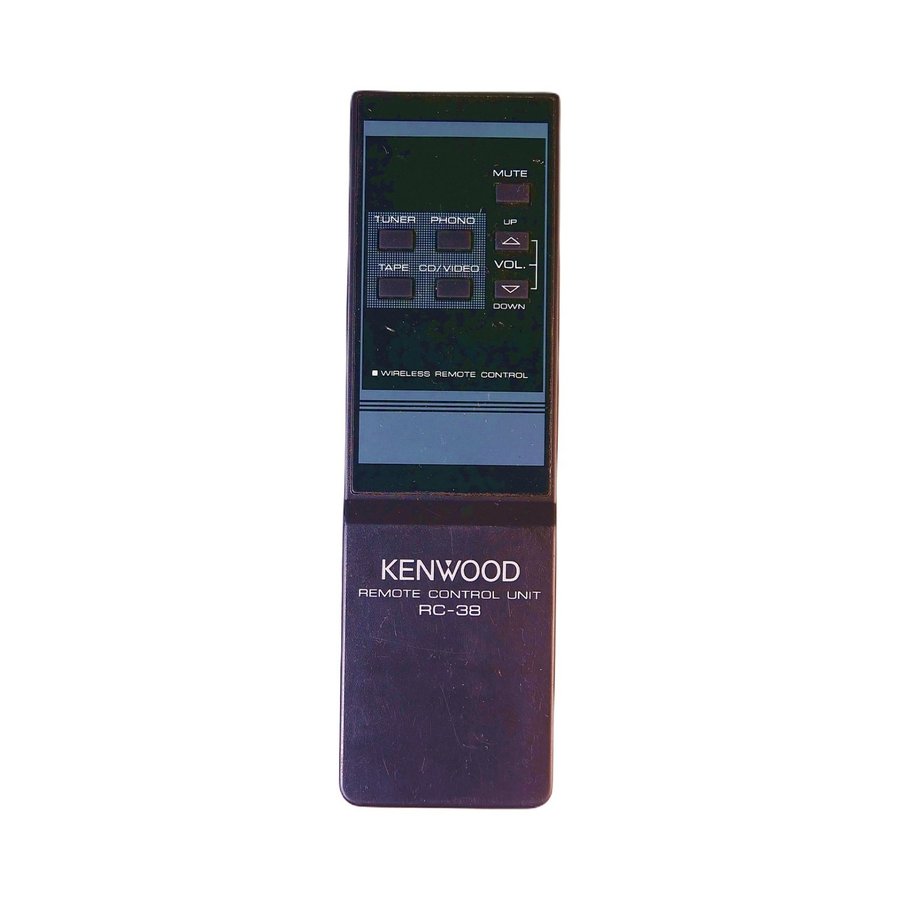 Kenwood RC-38 - REMOTE CONTROL