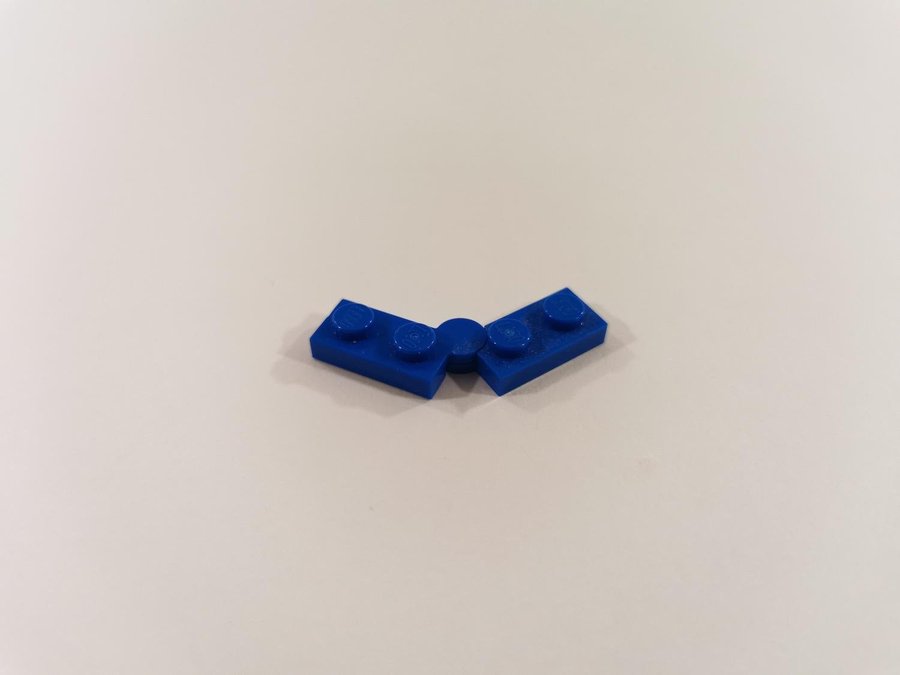 Lego - hörn - gångjärn - hinge - plate - part 2429 / 2430 - blå