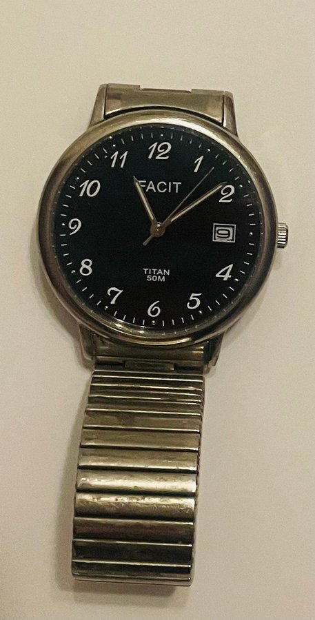 Armbandsur/Quartzklocka FACIT Titanium vattentäthet 50 meter