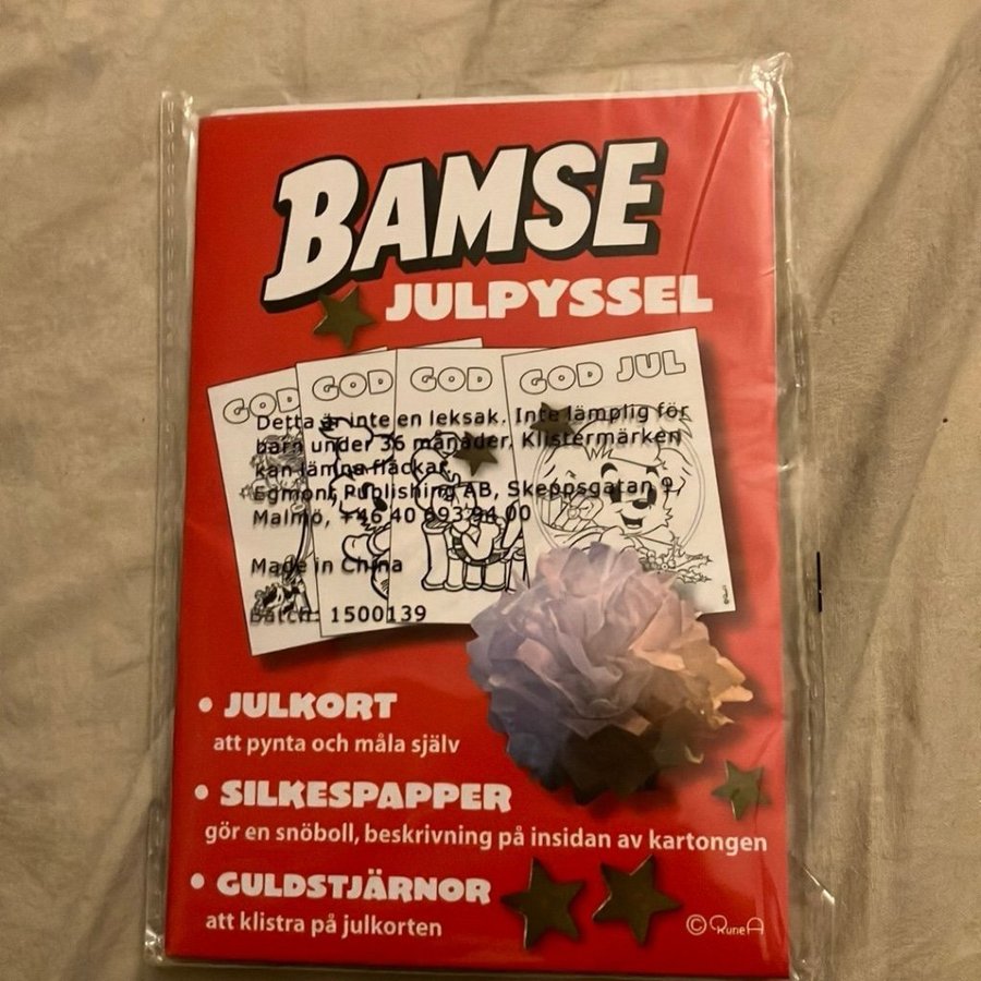 Bamse Julpysssel