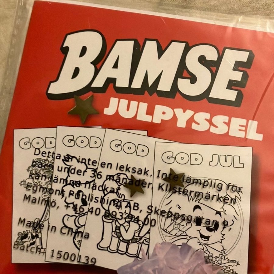 Bamse Julpysssel