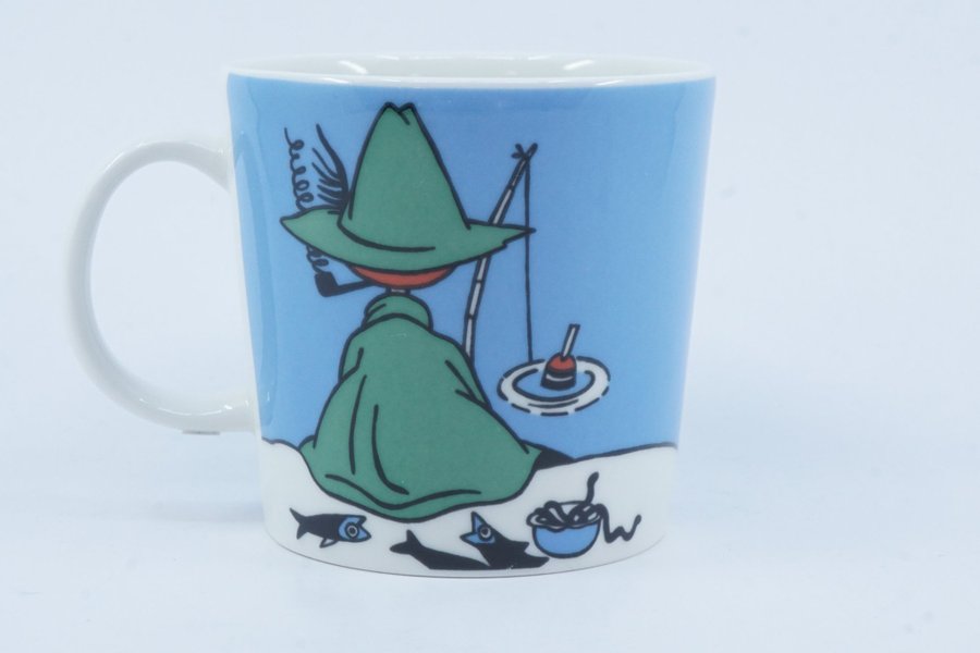 Muminmugg Snusmumriken blå / Moomin Mug Snufkin [A]