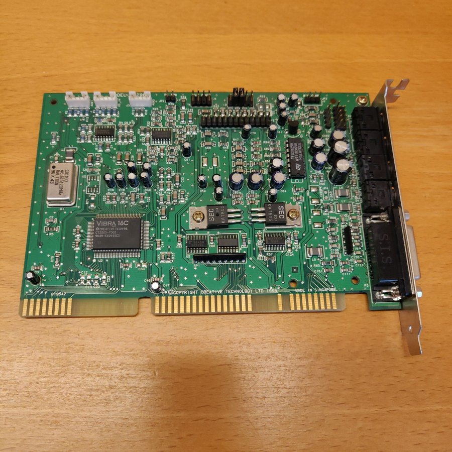 Sound Blaster 16 CT2960 retro ljudkort